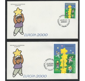 Albánie FDC sada ** - Europa CEPT 2000