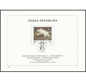 Česká republika NL ** - Umění - Vlaho Bukovac 2002