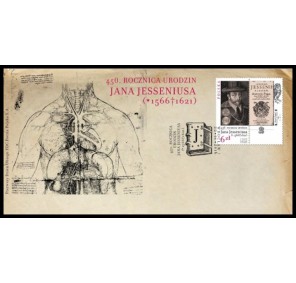 Polsko FDC ** - Jan Jesenský 2016