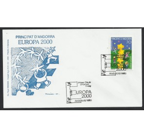 Andorra Španělská FDC ** - Europa CEPT 2000