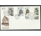 Česká republika Izrael kombi FDC ** - Židovské památky v Praze 1997