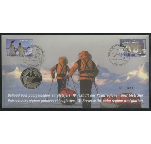 Belgie mincovní FDC ** - Ochrana polárních krajů a ledovců 2009