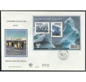 Andorra (Fr.) FDC ** - Ochrana polárních krajů a ledovců 2009