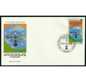 Francouzská Polynésie FDC - Dialog mezi civilizacemi 2001