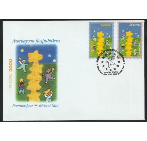 Ázerbájdžán FDC krátký formát ** - Europa CEPT 2000