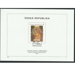 Česká republika NL ** - 150 let - Alfons Mucha 2010