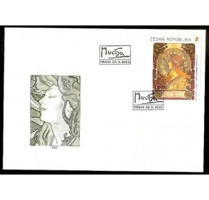 Česká republika FDC ** - 150 let - Alfons Mucha 2010