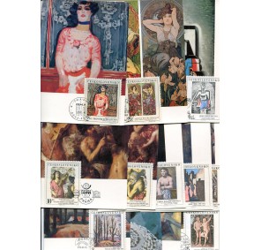 CM soubor 12 pohlednic Výtvarné umění Praga 88