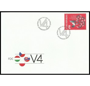 Česká republika FDC ** - Visegrádská skupina 2021