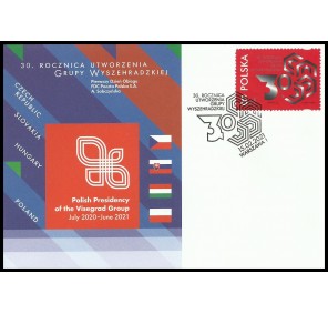 Polsko FDC ** - Visegrádská skupina 2021