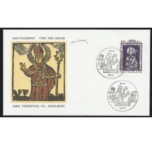 Německo FDC ** - 1000. výročí smrti sv. Vojtěcha 1997