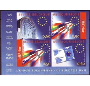 Belgie A neperforovaný ** - Vstup do EU 2004