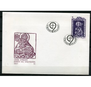 Česká republika FDC ** - 1000. výročí smrti sv. Vojtěcha 1997